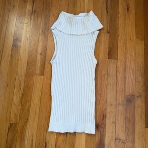 Altar’d state white sleeveless turtleneck sweater